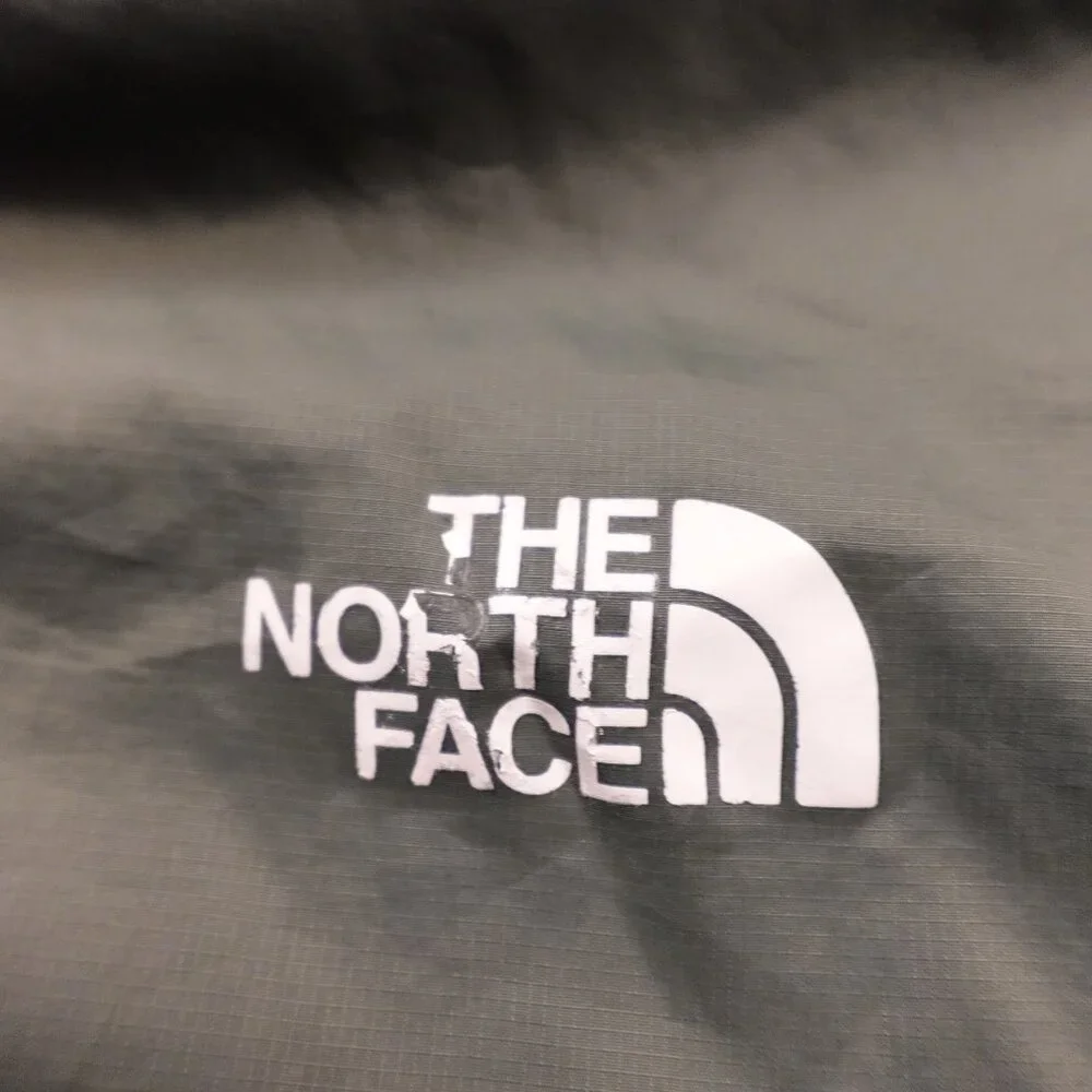 The North Face WindWall Full-Zip Hooded Jacket Men’s Medium Green‎ Gray Abstract